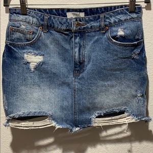 Denim skirt